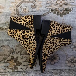 Steve Madden Leopard Print Ankle Boots